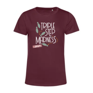T-shirt lady bordeaux LOGO
