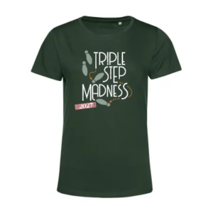 T-shirt lady forestgreen LOGO