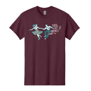 T-shirt bordeaux DANCE