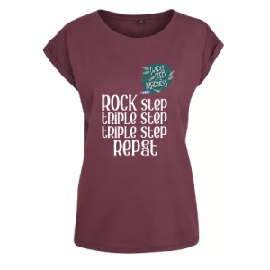 T-shirt ladies cherry text