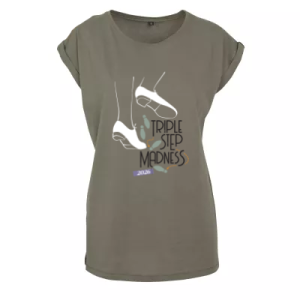 T-shirt ladies olive logo