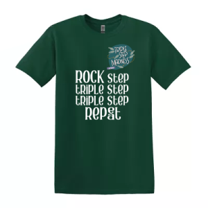 T-shirt forestgreen text